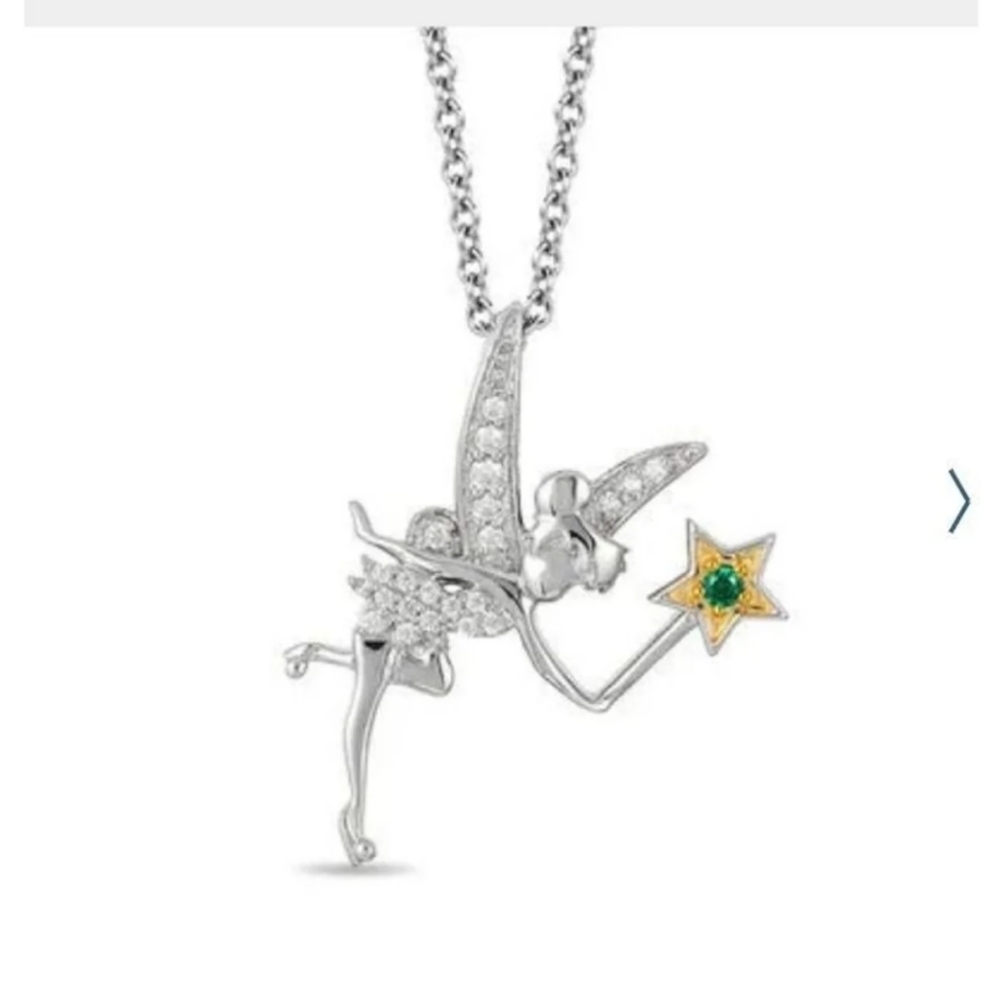 Zales Disney Enchanted Tinkerbell Necklace